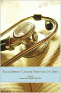 the jacket cover for The Richardson Cancer Prevention Diet book