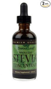 a brown bottle of liquid stevia concentrate