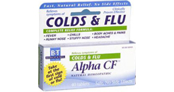 a box of Swedish homeopathic remedy Alpha CF