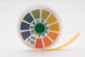a roll of pH test strips