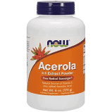 a bottle of NOW Acerola vitamin C