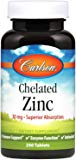 A bottle of Carlson Zinc Chelate