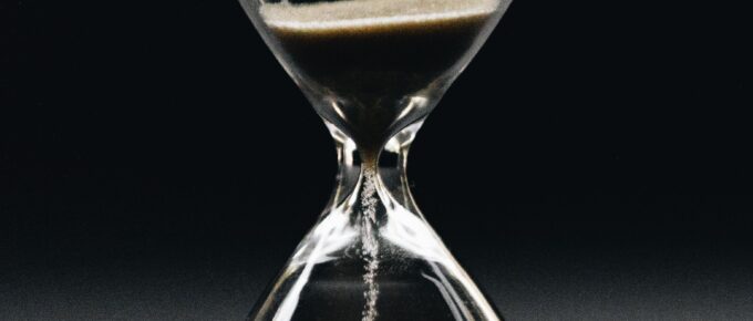 an hourglass