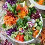 a fresh veggie salad