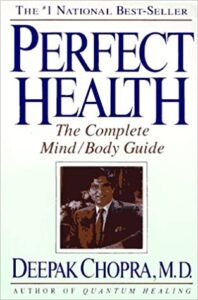 Deepak Chopra's book cover for Perfect Health