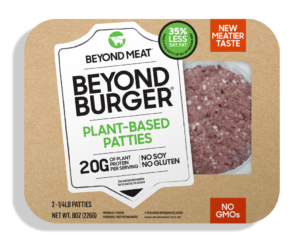 the Beyond Burger packaging
