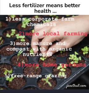 a meme about the benefits of no fertilizers